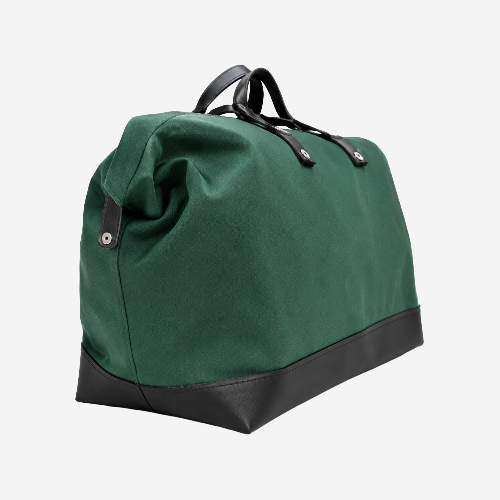 Bolsa de Lona Verde para Ferramentas e EPIs Telecom Eletricista Resistente 45x22x30cm 15kg Transporte Profissional