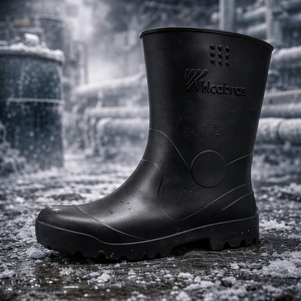 Bota de EVA Cano Curto 26cm Preta Solado Antiderrapante Vulcabras BECC09 C.A 33534