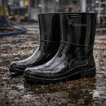 Bota de PVC Cano Curto 24,8cm Preta Com Forro Solado Antiderrapante Vulcabras BPCC22 C.A 36939