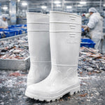 Bota de PVC Cano Longo 32,5cm Branca Com Forro Solado Antiderrapante Vulcabras BPCL11 C.A 36942