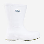 Bota de EVA Bico Composite Cano Longo 28,2cm Branca Solado Antiderrapante Eletricista Térmica Soft Works BB86 C.A 39347