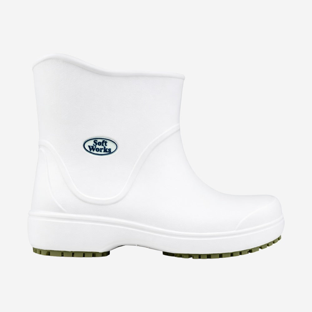 Bota de EVA Cano Curto 15cm Branca Solado Antiderrapante Eletricista Térmica Soft Works BB85 C.A 37390