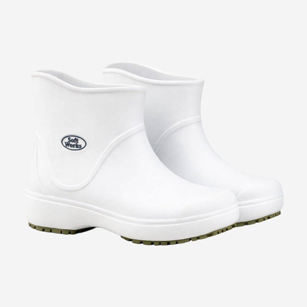 Bota de EVA Cano Curto 15cm Branca Solado Antiderrapante Eletricista Térmica Soft Works BB85 C.A 37390