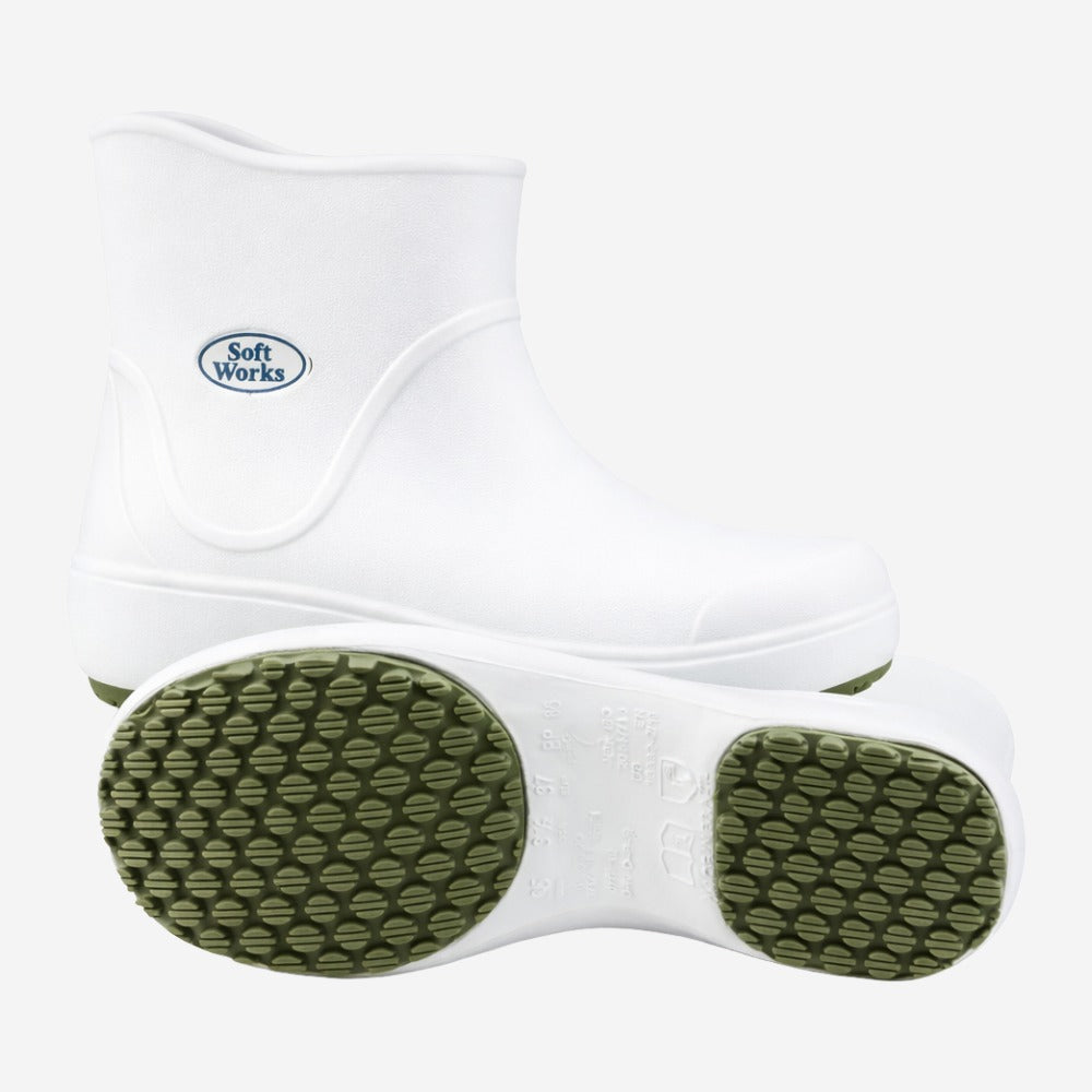 Bota de EVA Cano Curto 15cm Branca Solado Antiderrapante Eletricista Térmica Soft Works BB85 C.A 37390