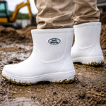 Bota de EVA Cano Curto 15cm Branca Solado Antiderrapante Eletricista Térmica Soft Works BB85 C.A 37390