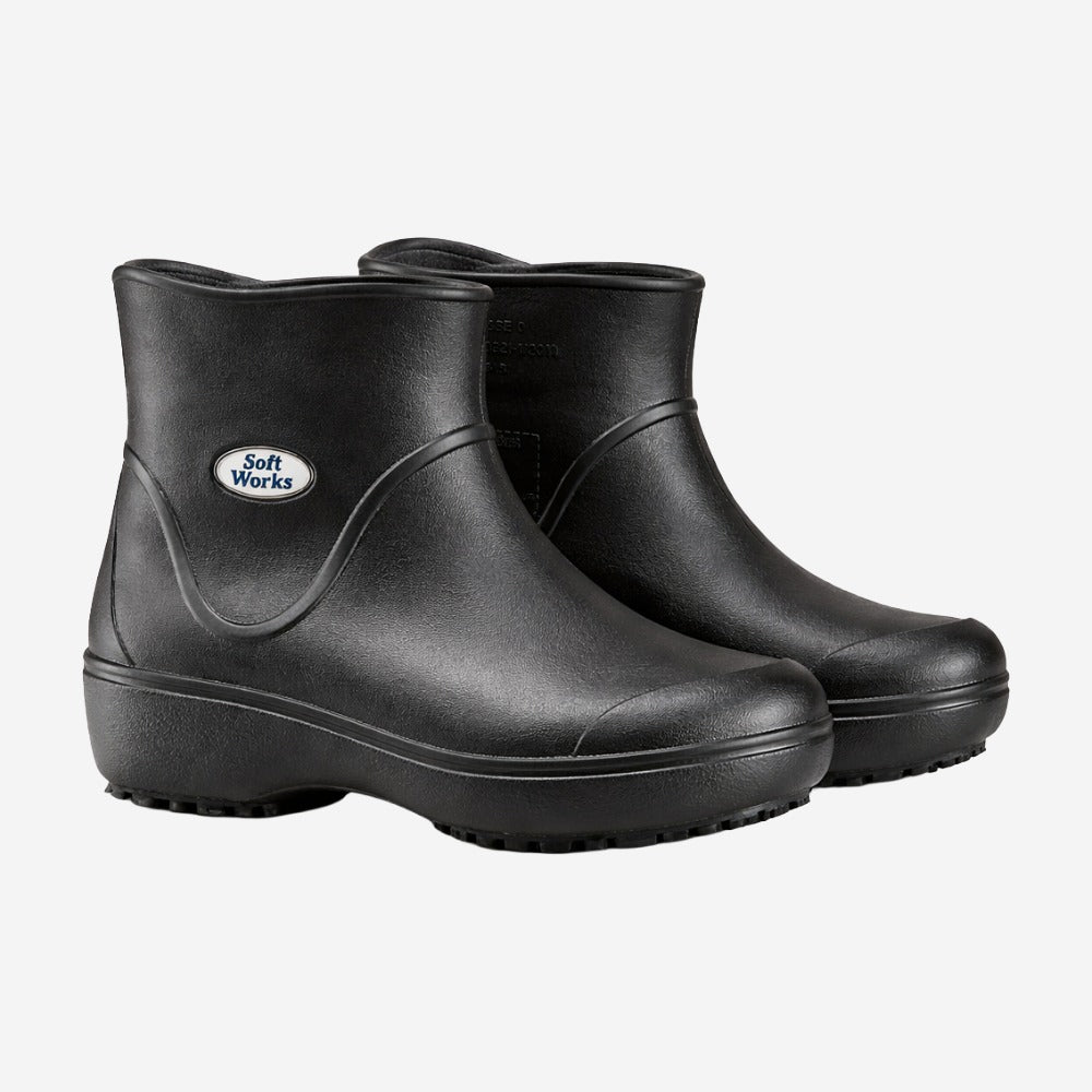 Bota de EVA Cano Curto 15cm Preta Solado Antiderrapante Eletricista Térmica Soft Works BB85 C.A 37390