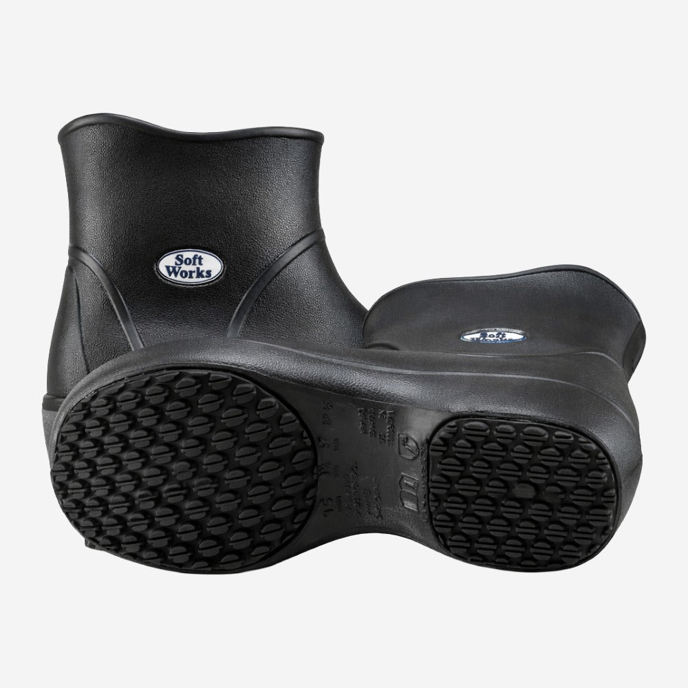 Bota de EVA Cano Curto 15cm Preta Solado Antiderrapante Eletricista Térmica Soft Works BB85 C.A 37390