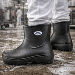 Bota de EVA Cano Curto 15cm Preta Solado Antiderrapante Eletricista Térmica Soft Works BB85 C.A 37390