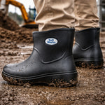 Bota de EVA Cano Curto 15cm Preta Solado Antiderrapante Eletricista Térmica Soft Works BB85 C.A 37390