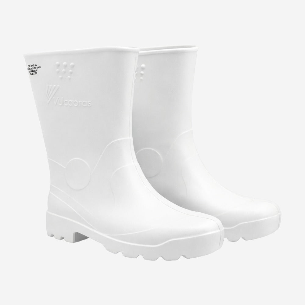 Bota de EVA Cano Curto 26cm Branca Solado Antiderrapante Vulcabras BECC08 C.A 33534