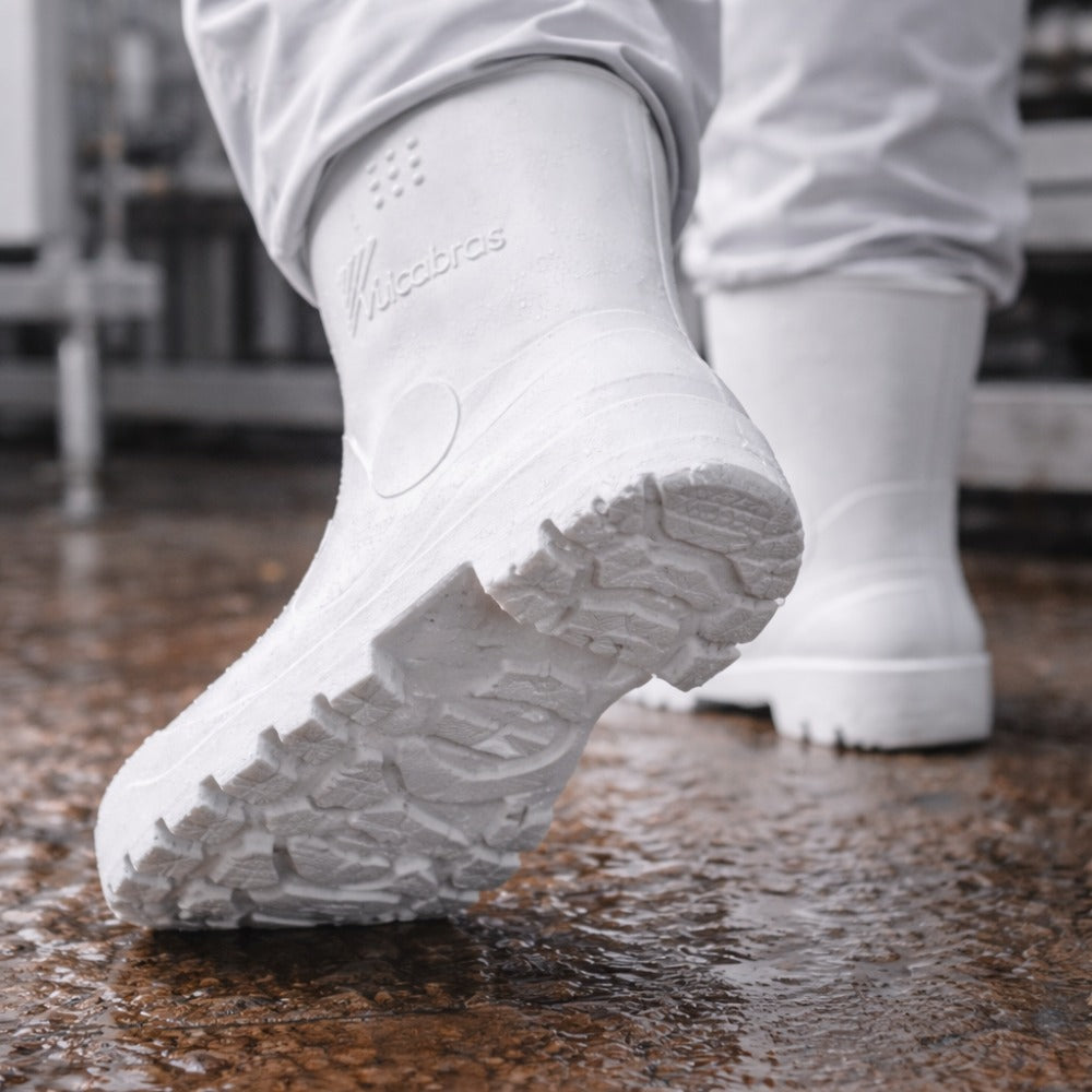 Bota de EVA Cano Curto 26cm Branca Solado Antiderrapante Vulcabras BECC08 C.A 33534