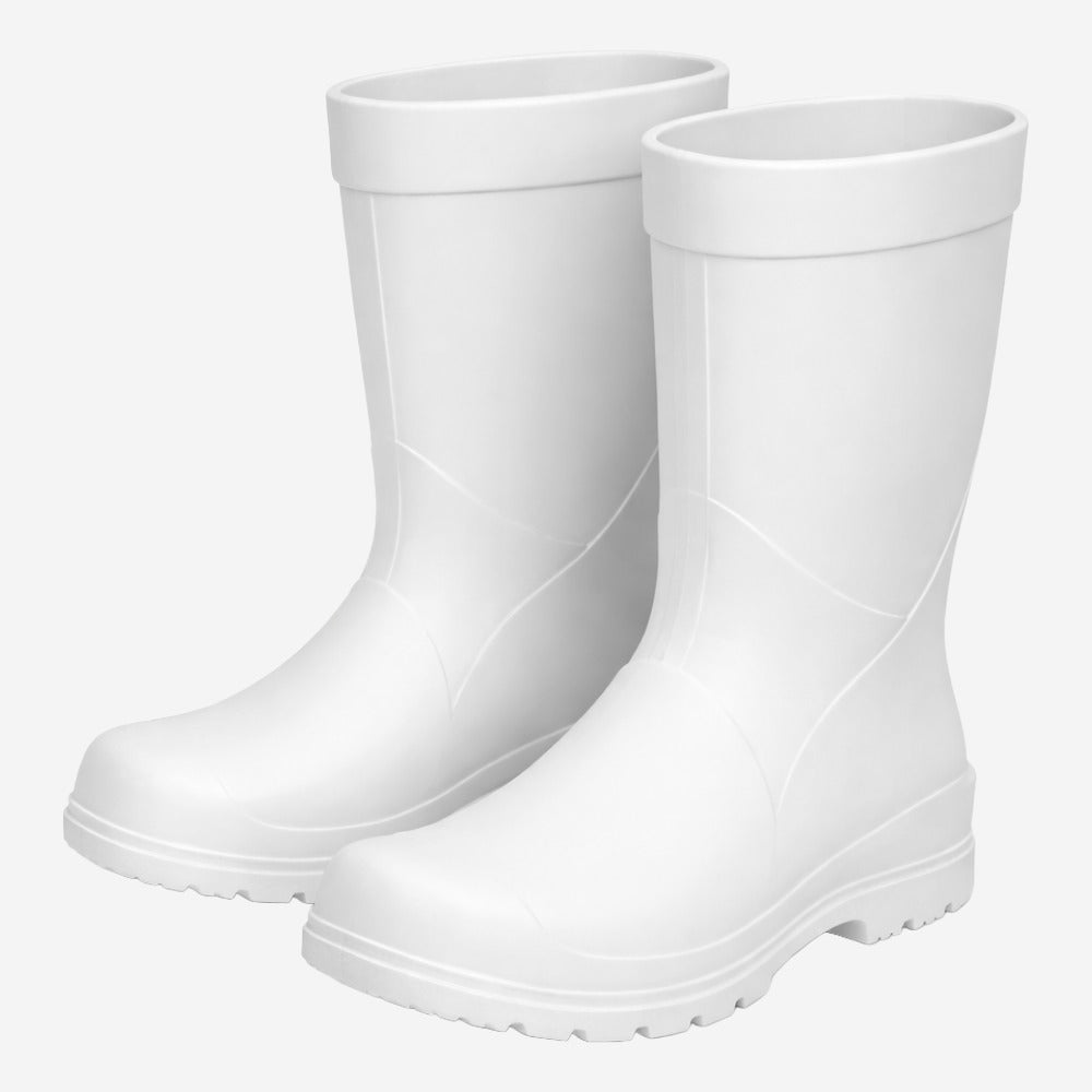 Bota de EVA Cano Longo Branca Solado Antiderrapante Sticky Shoes Full FEB-BCA C.A 50111