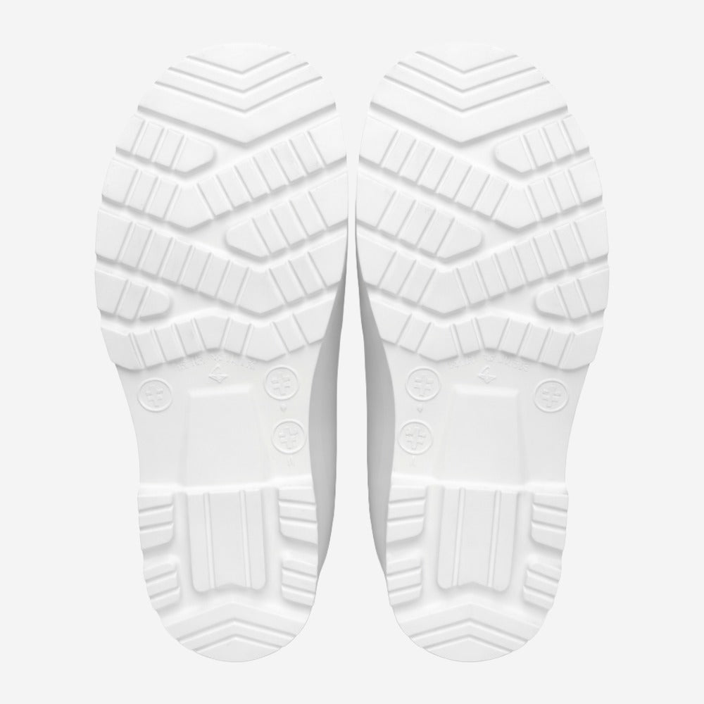 Bota de EVA Cano Longo Branca Solado Antiderrapante Sticky Shoes Full FEB-BCA C.A 50111