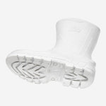 Bota de PVC Bico Aço Cano Médio 25cm Branca Com Forro Solado Antiderrapante Marluvas 100AWORKF CM BR A C.A 48257