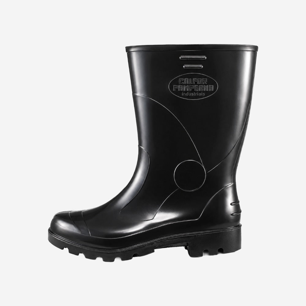 Bota de PVC Cano Médio 25cm Branca Com Forro Solado Antiderrapante Calfor Pampeana Industrial CCBP2504 C.A 37772