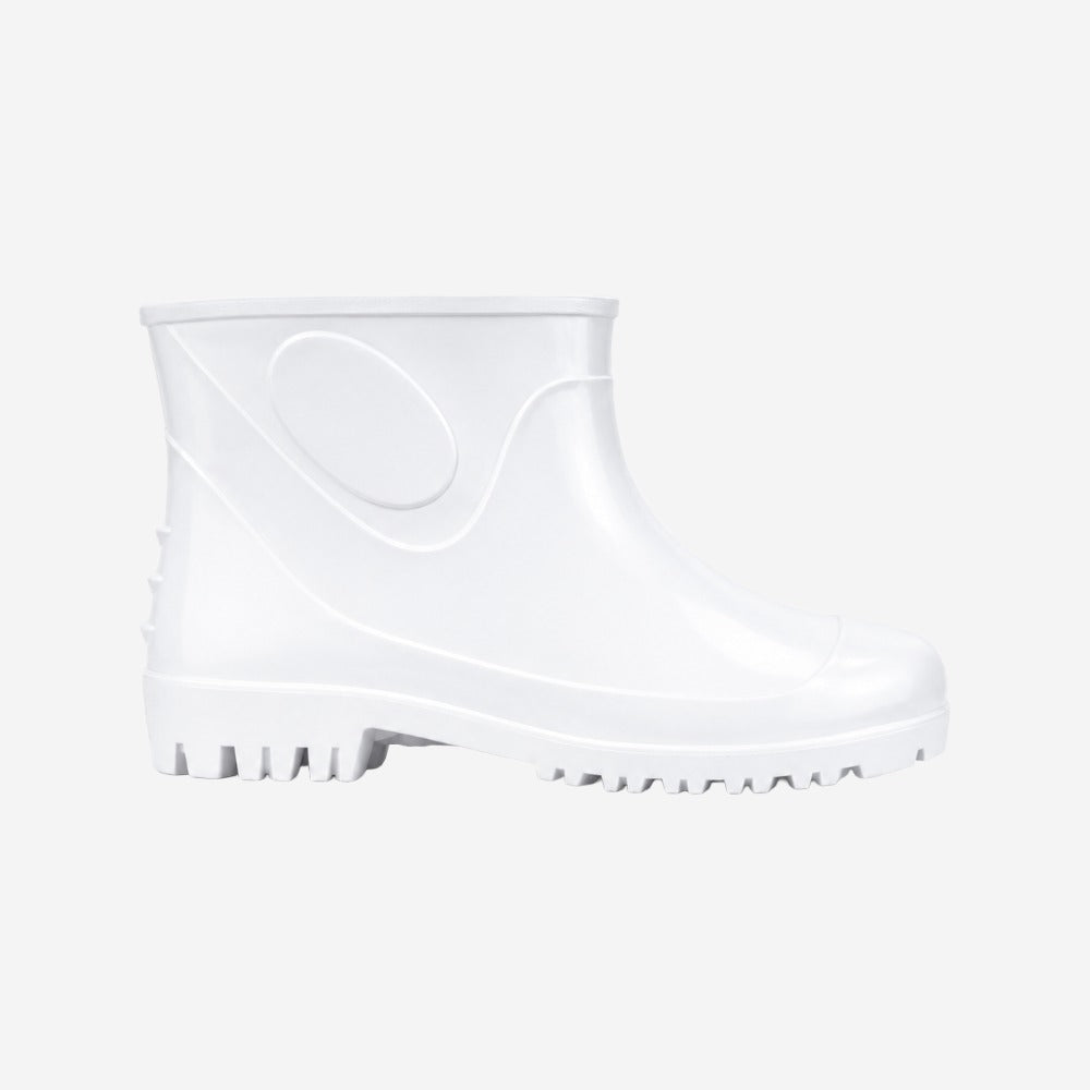 Bota de PVC Cano Extra Curto 15,5cm Branca Com Forro Solado Antiderrapante Innpro CA 40681