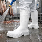 Bota de PVC Cano Longo 32cm Branca Com Forro Solado Antiderrapante Marluvas 100AWORKF CA BR C.A 40754