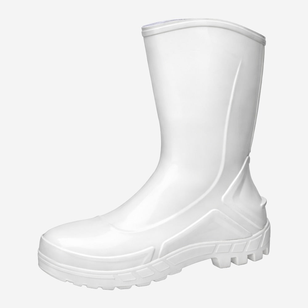 Bota de PVC Cano Médio 25cm Branca Solado Antiderrapante Marluvas 110VFLEX BR C.A 42291