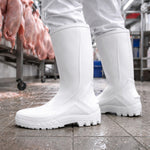 Bota de PVC Cano Médio 25cm Branca Solado Antiderrapante Marluvas 110VFLEX BR C.A 42291V