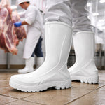 Bota de PVC Cano Médio 25cm Branca Solado Antiderrapante Marluvas 110VFLEX BR C.A 42291
