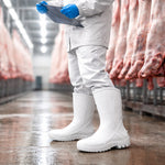Bota de PVC Cano Médio 25cm Branca Solado Antiderrapante Marluvas 110VFLEX BR C.A 42291