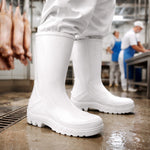 Bota de PVC Cano Médio 25cm Branca Solado Antiderrapante Marluvas 110VFLEX BR C.A 42291