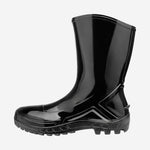 Bota de PVC Cano Médio 25cm Preta Solado Antiderrapante Marluvas 110VFLEX PR C.A 42291