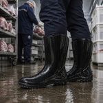 Bota de PVC Cano Médio 25cm Preta Solado Antiderrapante Marluvas 110VFLEX PR C.A 42291