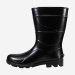 Bota de PVC Cano Médio 28,5cm Preta Com Forro Solado Antiderrapante Cartom 204 C.A 32169