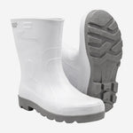 Bota de PVC Overtech Cano Curto 23cm Branca Solado PU Antiderrapante Vulcabras BEPCC02 C.A 16065