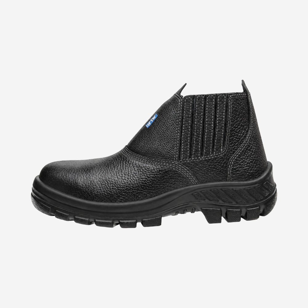 Botina de Segurança Elástico Bico Composite Couro Preto Marluvas 30B19 C 47459