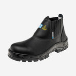 Botina de Segurança Elástico Bico Composite Couro Preto Marluvas 50B19 E C C.A 18051