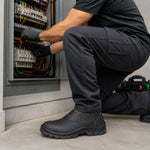 Botina de Segurança Eletricista Bico PVC Microfibra Preta Marluvas 70B19 BP ELETRICISTA C.A 35841