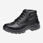 Botina de Segurança Eletricista Cadarço Bico PVC Couro Preto Hidrofugado Marluvas 50B22V E BP ILHP C.A 9148