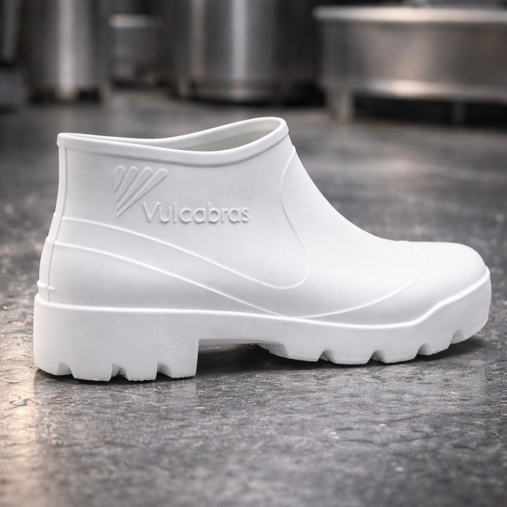 Botinha de EVA Cano Curto 12,6cm Branca Solado Antiderrapante Vulcabras BECC19 C.A 39426