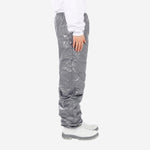 Calça Impermeável Termolaminada Cinza com Elástico na Cintura e Tornozelos Prevemax CAL00088 CA 43348