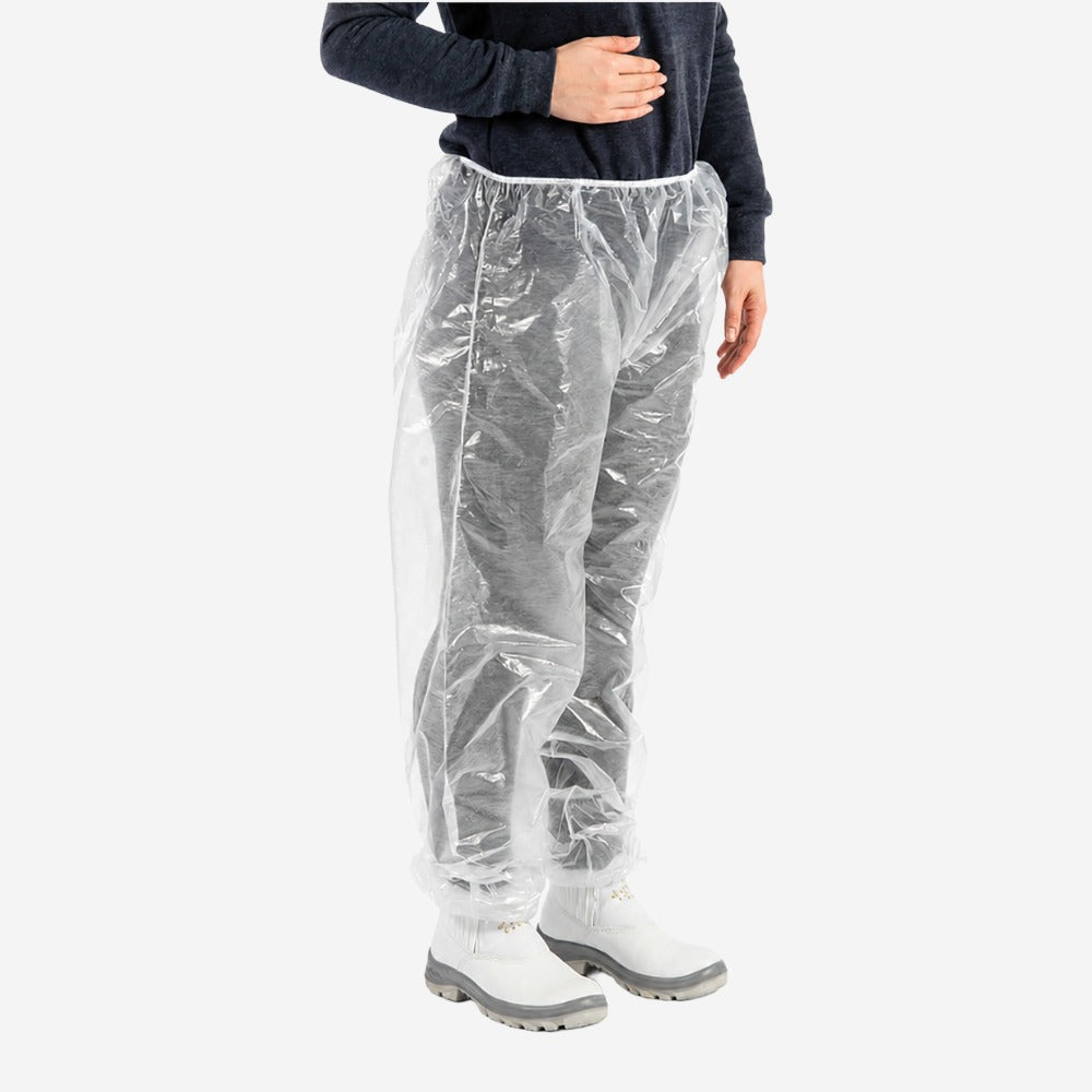 Calça Impermeável Termolaminada Transparente com Elástico Prevemax CAL00069 CA 43348