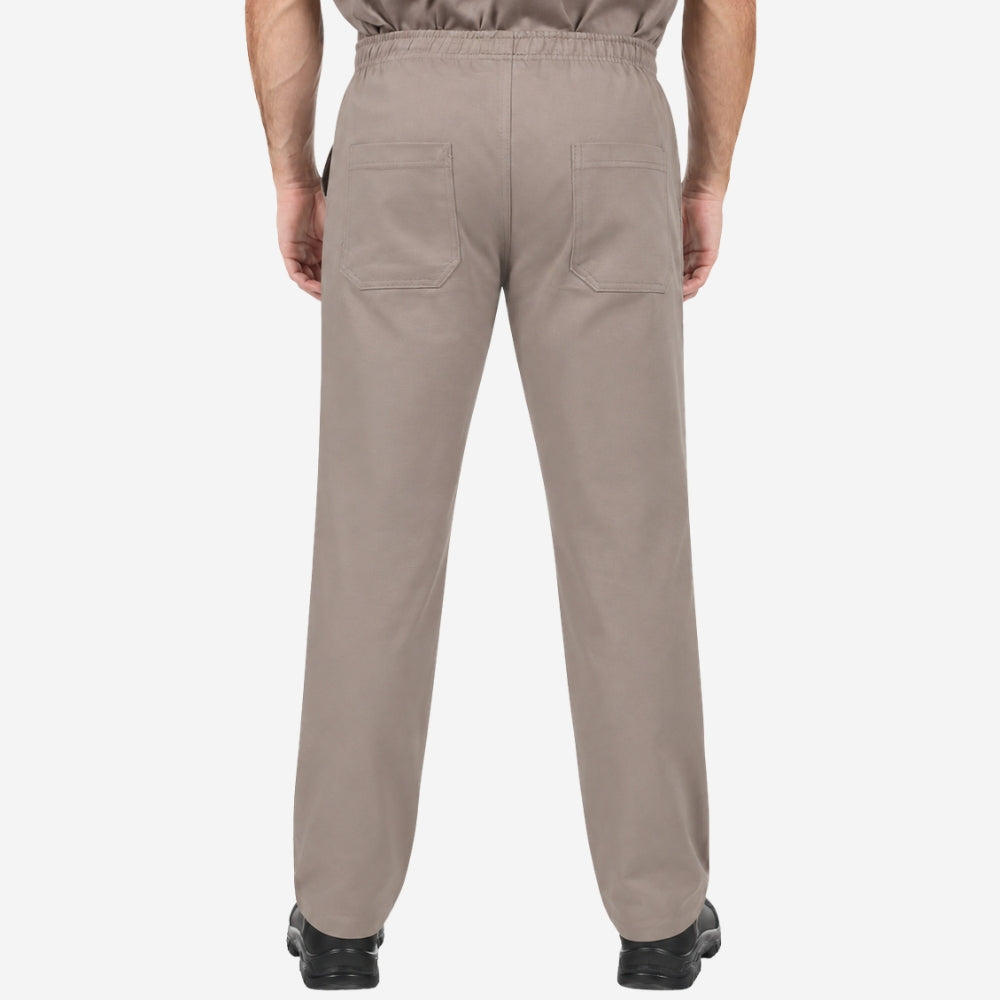 Calça Uniforme Eletricista Trabalho NR10 Risco II ATPV 12,0 Cinza 100% Algodão Anti-chama Eqpro C.A 41147