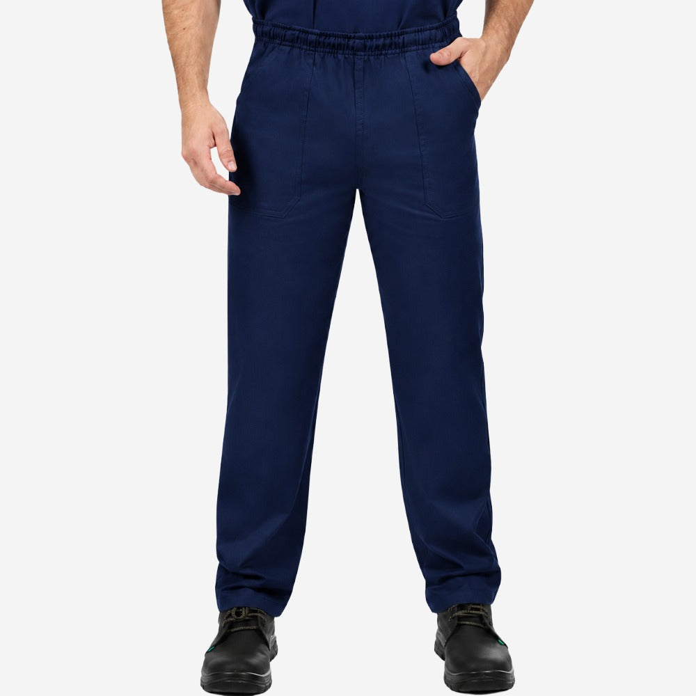Calça Uniforme Eletricista Trabalho NR10 Risco II ATPV 11,3 Azul 100% Algodão Anti-chama Mundi Work CA 39721