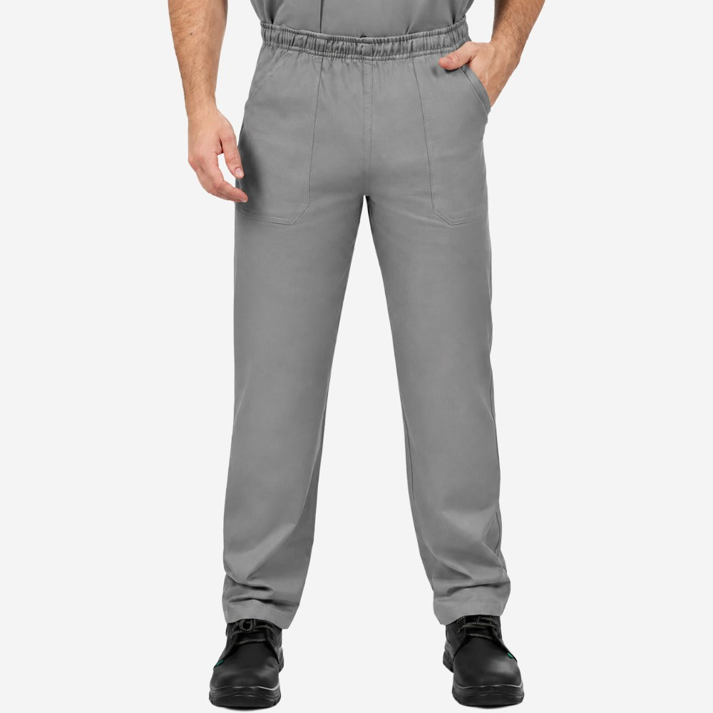 Calça Uniforme Eletricista Trabalho NR10 Risco II ATPV 11,3 Cinza 100% Algodão Anti-chama Mundi Work CA 39721