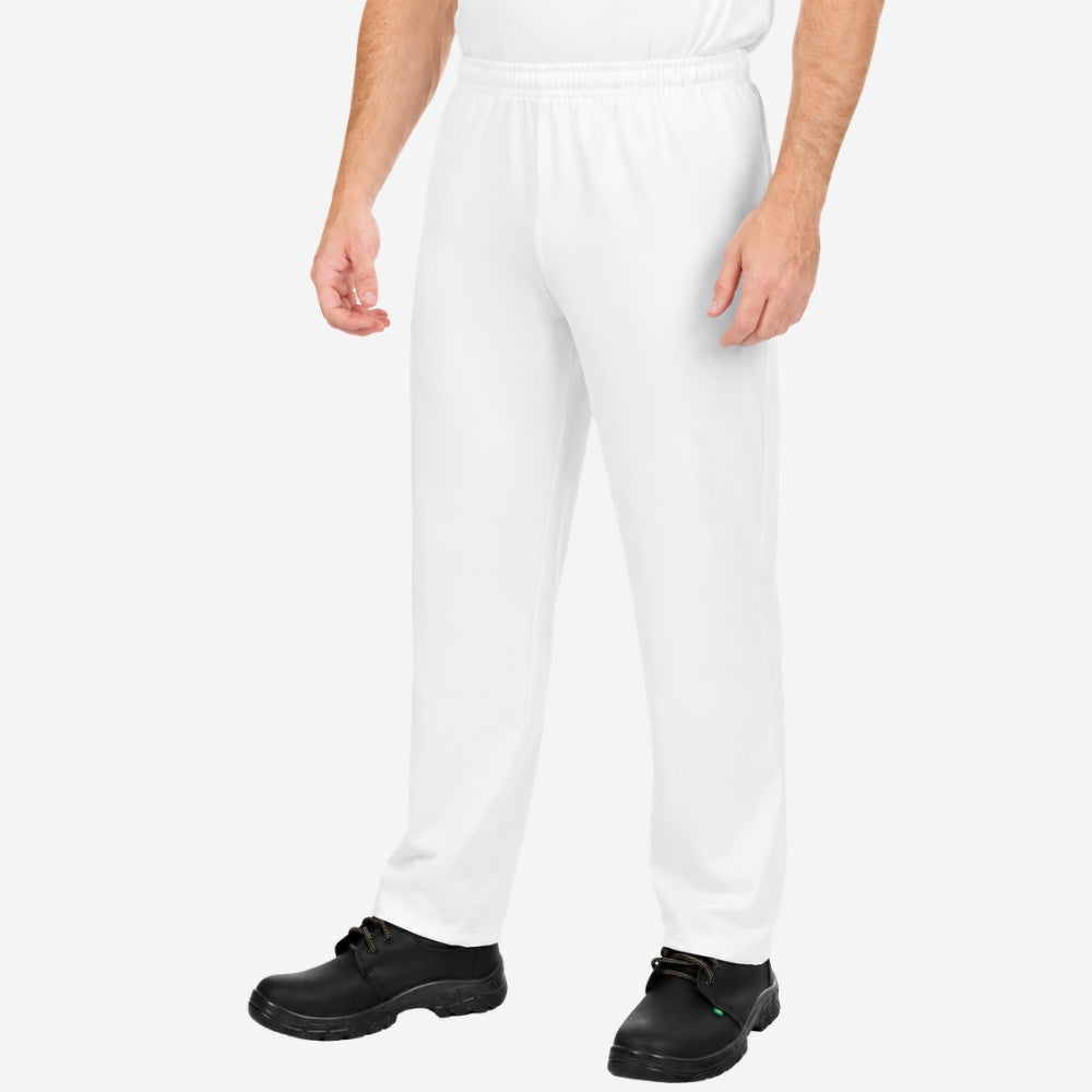 Calça de Brim Branca 100% Algodão Proteção UV FPS 50+ e Sem Bolsos