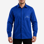 Camisa NR10 Risco II ATPV 12,0 Manga Longa Azul Royal 100% Algodão Anti-chama Eqpro C.A 41146