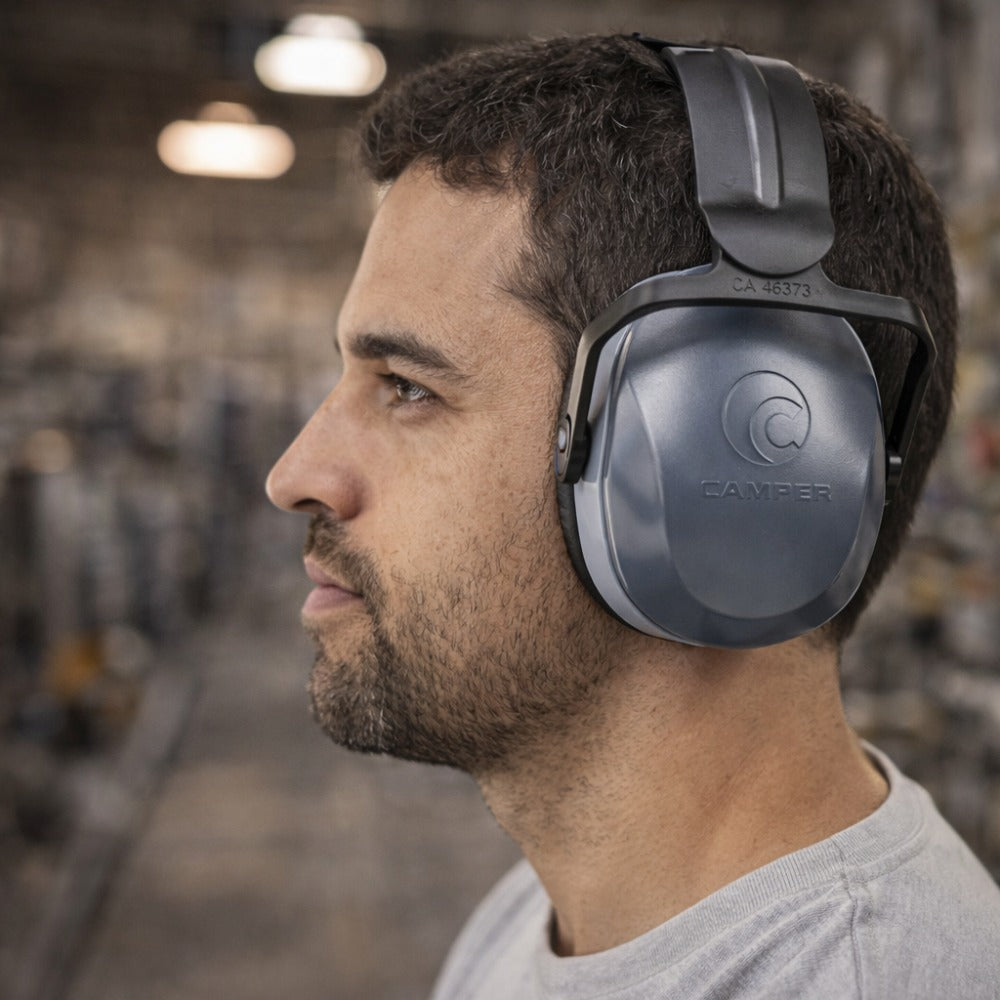 Abafador de Ruídos Tipo Concha 26 dB Azul Camper Confot Plus 800204 C.A 48054