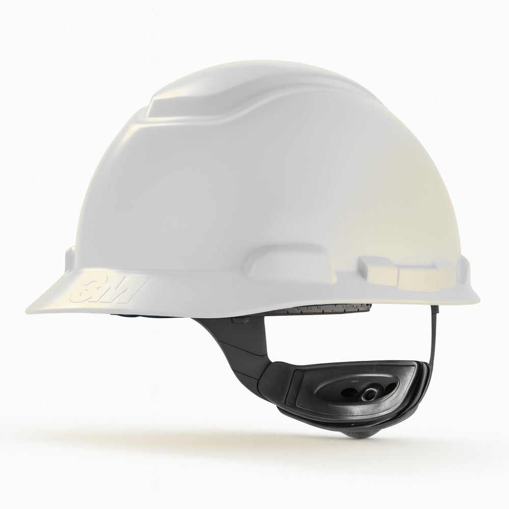 Capacete de Segurança Com Carneira Ajuste Catraca e Jugular Isolante Elétrico 3M H-700 CA 29638 Branco