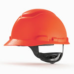 Capacete de Segurança Com Carneira Ajuste Catraca e Jugular Isolante Elétrico 3M H-700 CA 29638 Vermelho