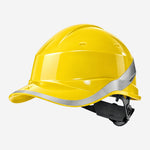 Capacete de Segurança em ABS Tipo I Classe E com Ajuste e Encaixe para Abafador para Construção Indústria e Energia Delta Plus BASEBALL DIAMOND V CA 39041