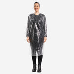 Capa de Chuva Descartável de Polietileno Transparente com Capuz 0,04mm Prevemax CAP00011 CA 30360