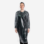 Capa de Chuva Descartável de Polietileno Transparente com Capuz 0,12mm Prevemax CAP00087