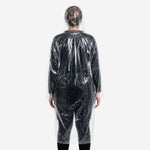 Capa de Chuva Descartável de Polietileno Transparente com Capuz 0,12mm Prevemax CAP00087