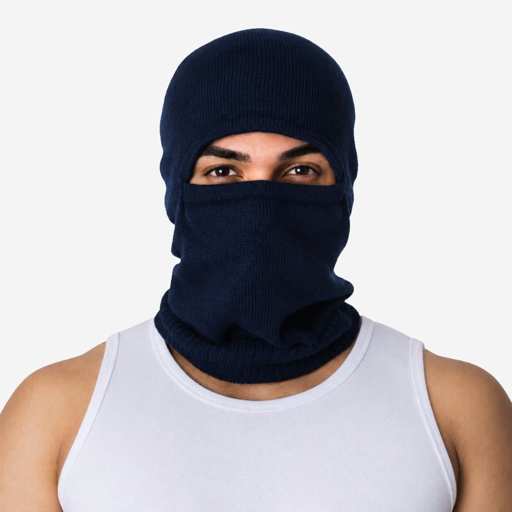 Capuz Balaclava de Lã Azul Modelo Ninja Para Baixas Temperaturas Maicol C.A 31808